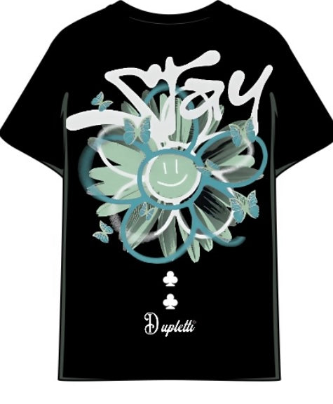 Playera oversize Stay Trebol