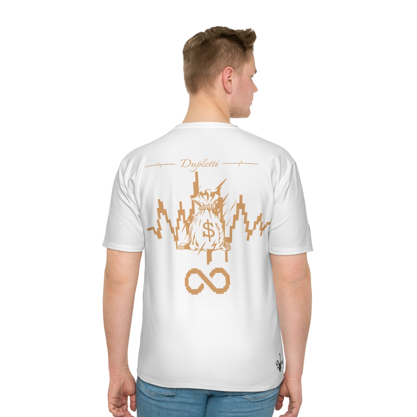 money gold Loose T-shirt (AOP)